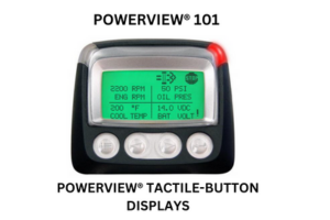 Image of Powerview 1011 tactical button display showcasing its features and design for enhanced user interaction